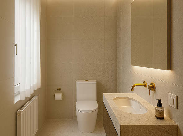 Gäste-WC Gestaltungsvorschlag