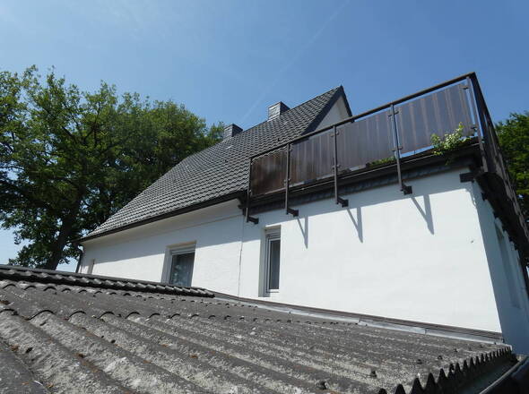 Seitenansicht - Dachterrasse