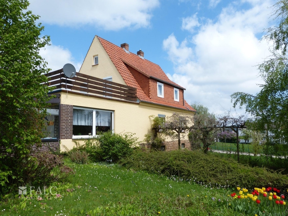 Hausansicht seitlich hinten