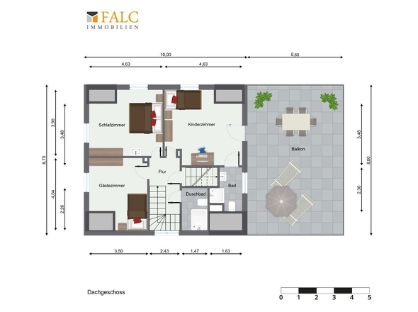 Grundriss Dachgeschoss