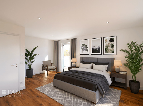 Schlafzimmer.Einrichtungsbeispiel