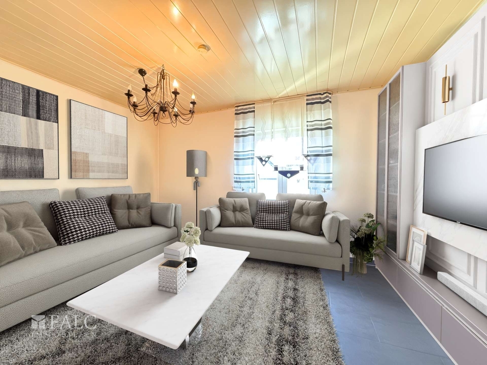 Wohnzimmer KI-Animiert 