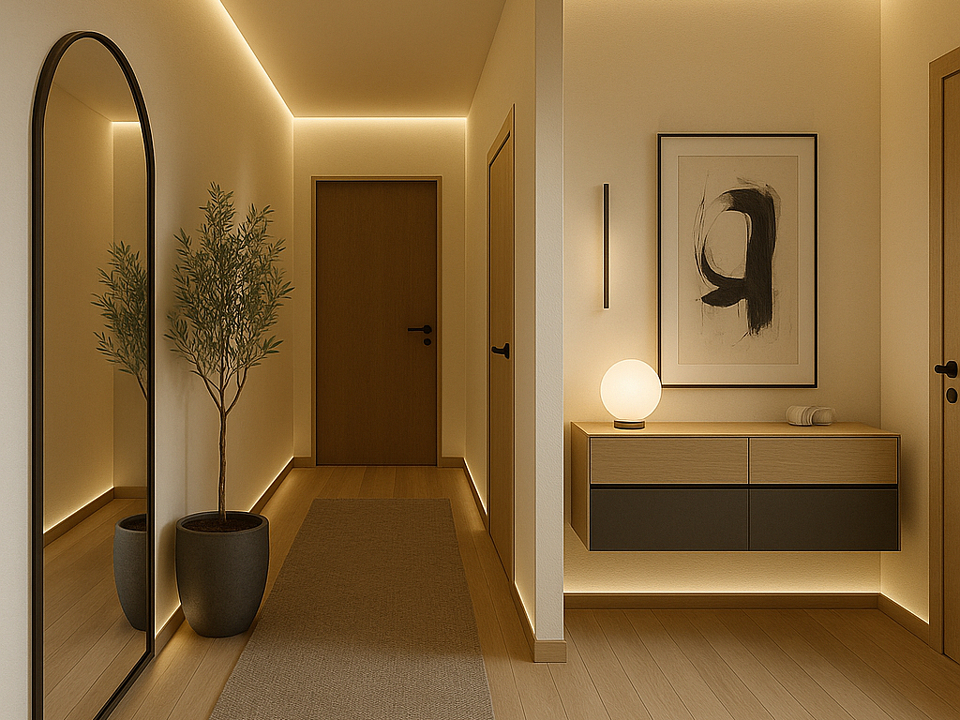 Flur Gestaltungsvorschlag