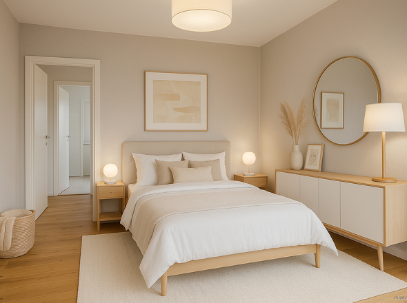 Schlafzimmer 1 Gestaltungsvorschlag