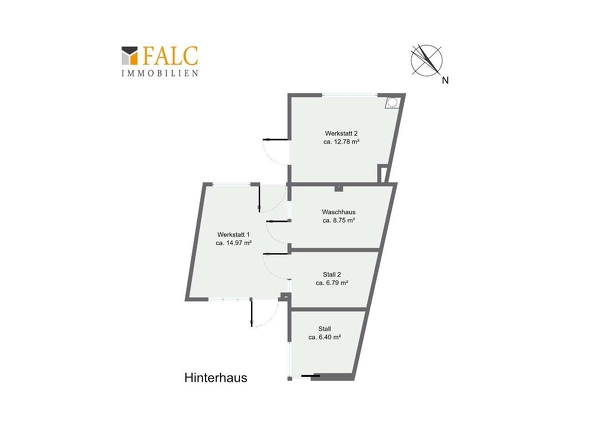 Erdgeschoss Hinterhausanlage