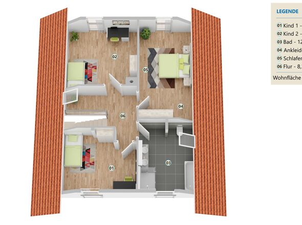 Grundriss DG - EFH Inzigkofen