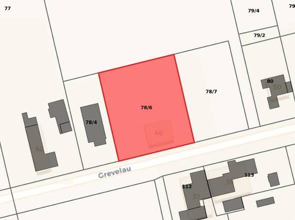Lageplan - 21423 Winsen (Luhe) OT Scharmbeck, Grevelau