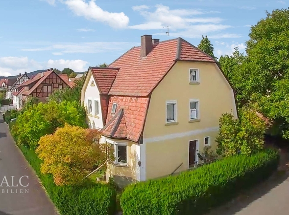 Hausansicht von oben