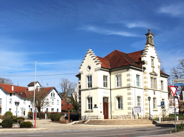 Ortskern ganz in der Nähe 