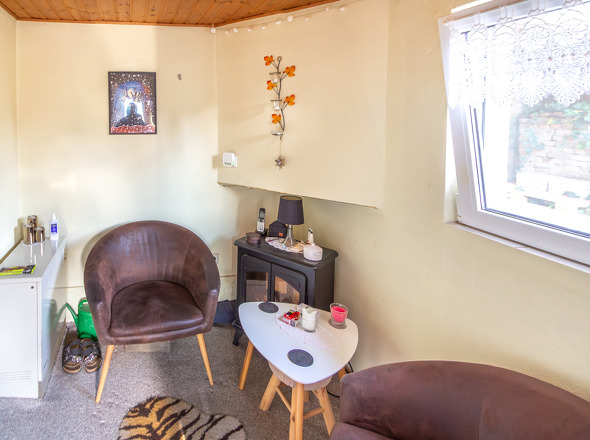 Eingangsveranda vom Hof