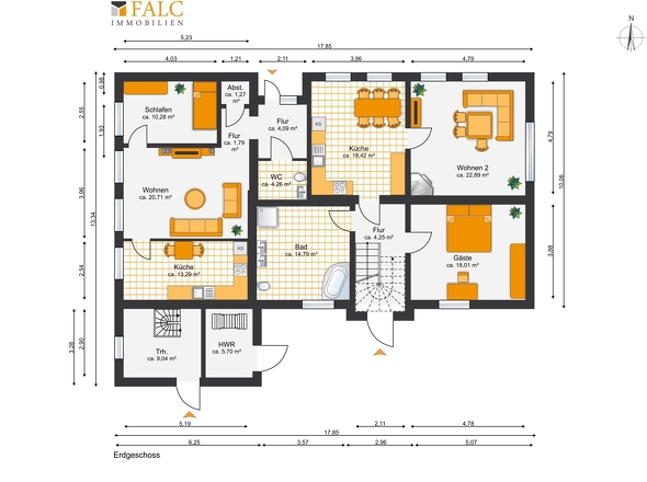 Grundriss Erdgeschoss