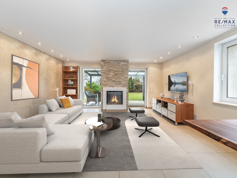 Wohnzimmer EG mit Staging