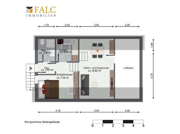 Obergeschoss Nebengebäude