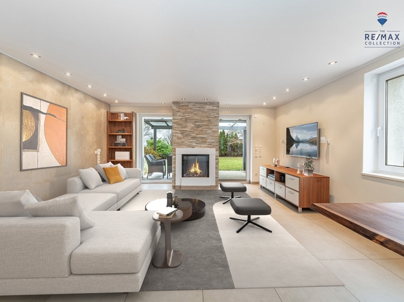 Wohnzimmer EG mit Staging