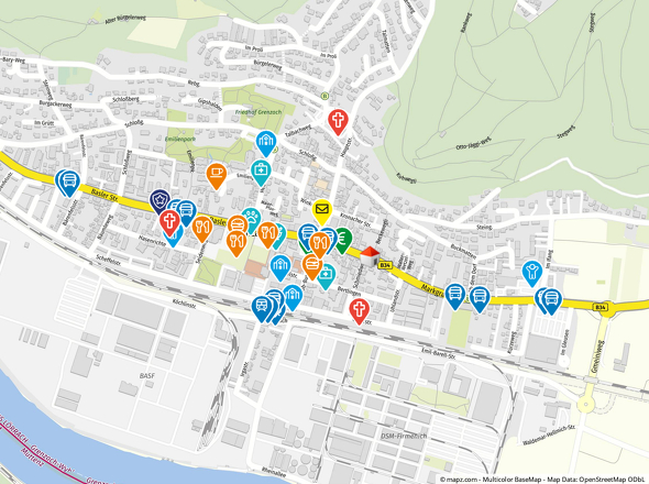 Geolyzer Kartenausschnitt