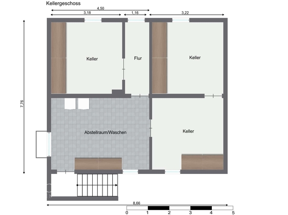 Grundriss Keller