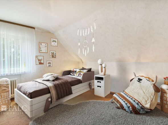 Kinderzimmer OG virtuell möbliert