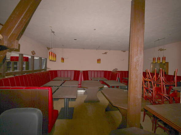 Ehemaliger Restaurantbereich