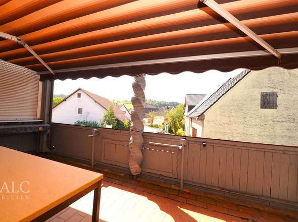 Überdachte Terrasse