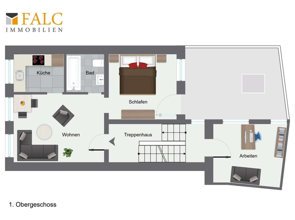 Grundriss 1. Obergeschoss