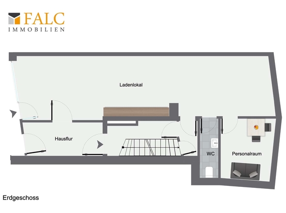 Grundriss Ladenlokal