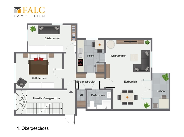 Grundriss Obergeschoss 