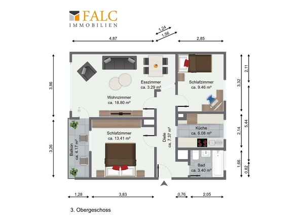Grundriss 3.OG
