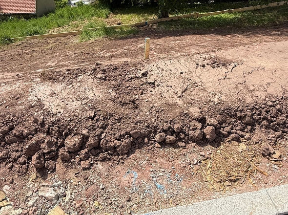 Grenzmarkierung links