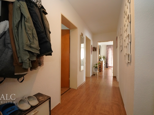 Platz für die Garderobe