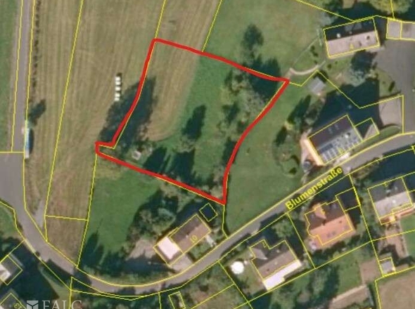 Grundstück-Makierung