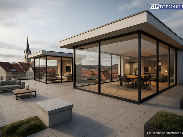 Visualisierung Dach / Ausbaufläche