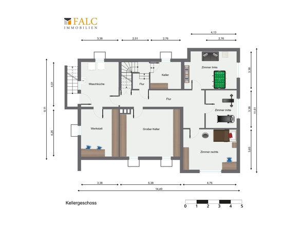 Grundriss Kellergeschoss