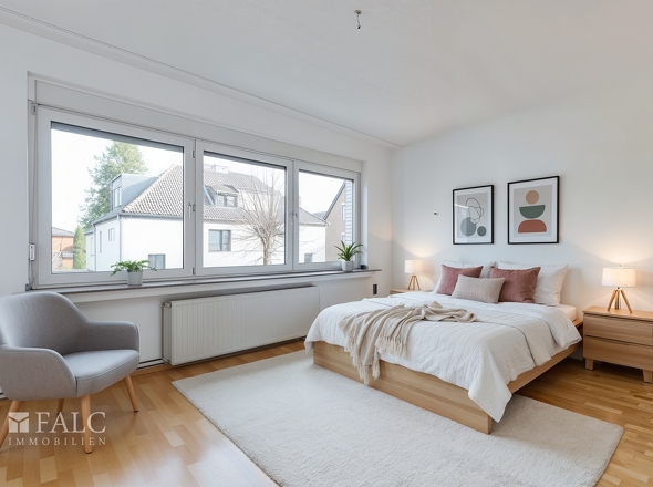 Schlafzimmer 2 - 1. OG - Möblierungsbeispiel