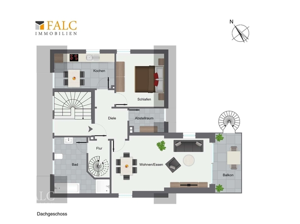 Dachgeschoss Grundriss