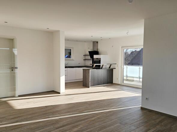 Blick vom Wohnbereich