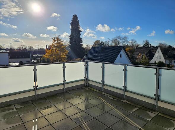 Blick von der Dachterrasse