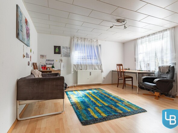 Heller Wohnbereich im KG