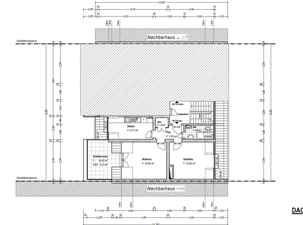 Grundriss DG (Wohnung links)