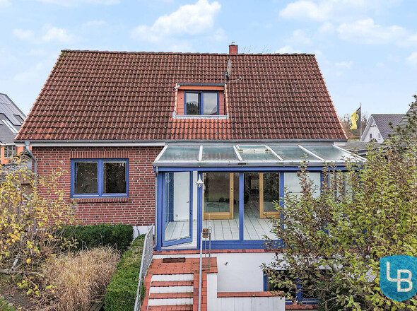 Rückansicht des Hauses