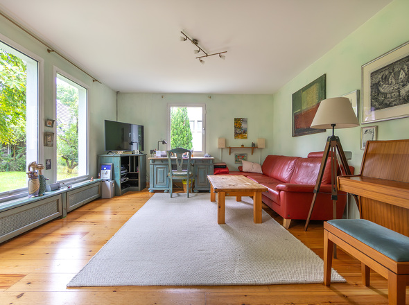 EG Wohnzimmer-_ Esszimmer Ansicht 1