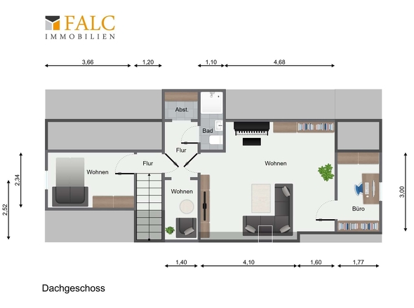 Grundriss Dachgeschoss
