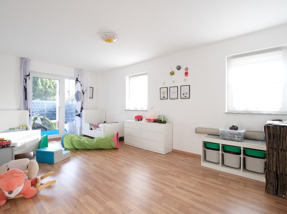 Kinderzimmer möbliert