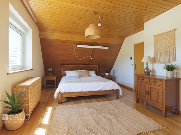 Schlafzimmer Eins - Ausstattungsbeispiel