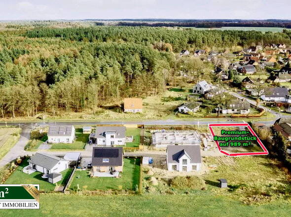 Adlerperspektive - Baugrundstück in 21354 Westergellersen