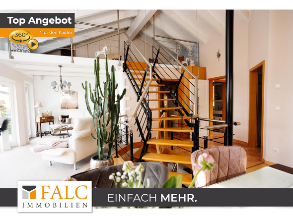 Wohn -Essbereich und Empore 