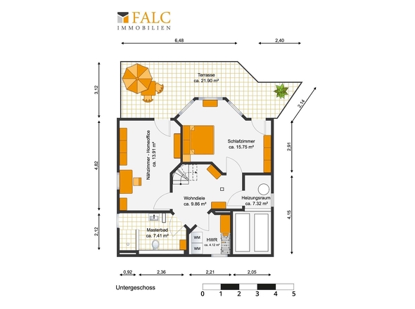 Grundriss Untergeschoß 