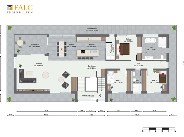 GR Penthouse Wohnung