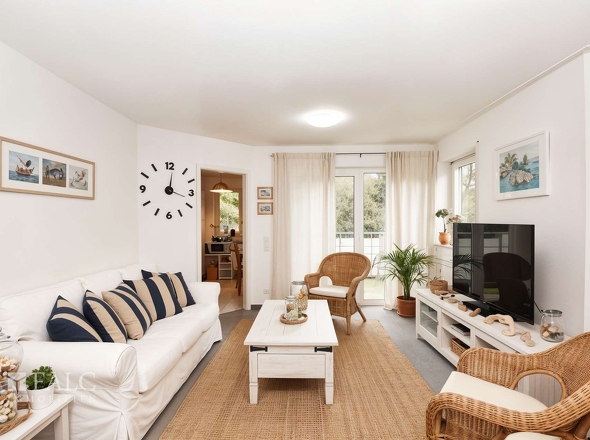 Wohn-und Essbereich - (KI generiert)