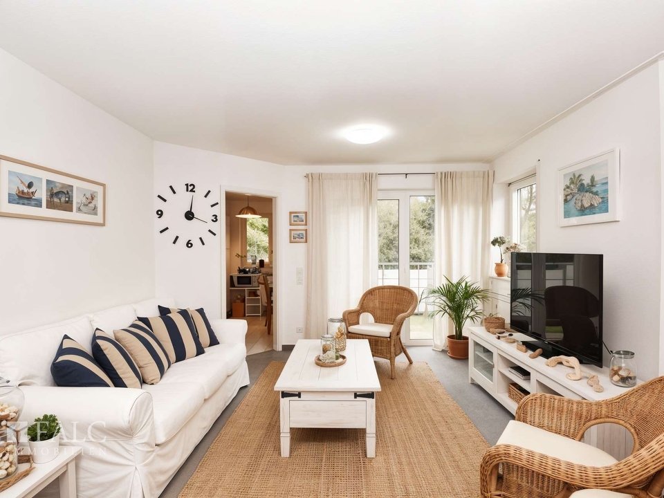 Wohn-und Essbereich - (KI generiert)