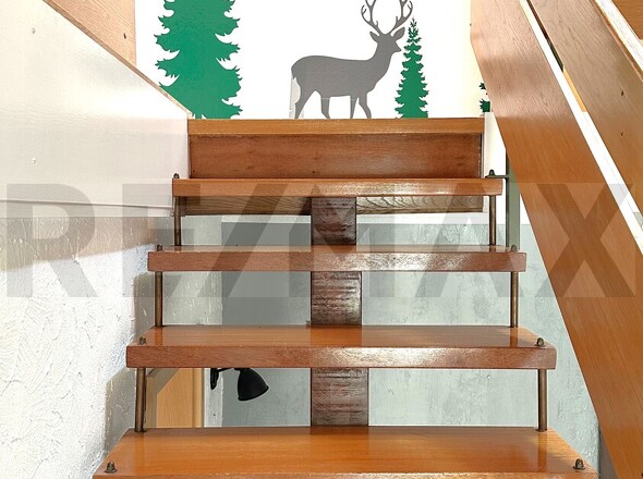 Treppenaufgang zur zweiten Ebene